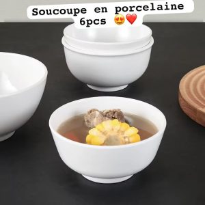 soucoupe en porcelaine